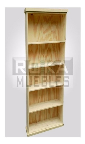 Imagen 1 de 2 de Biblioteca Recta 60 Librero Pino Roka