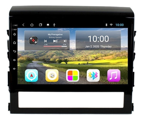 Autoestéreo 2+32g Carplay Para Toyota Land Cruiser 2016-2018