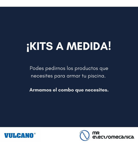 Imagen 10 de 10 de Retorno Vulcano Blanco Pegar Pileta Hormigón 11702b X 3 Un.