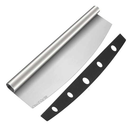 Cuchillos Para Pizza, Mxznx-001, 1 Pza, 30cm, Acero Inoxidab Color Gris Metálico