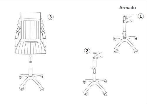 Silla de escritorio de Outlet Malbec respaldo alto ergonómica blanca