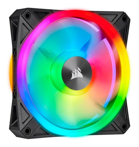 Ventilador Cooler Corsair Dual Ql140 Rgb 140mm Pwm Pack X2