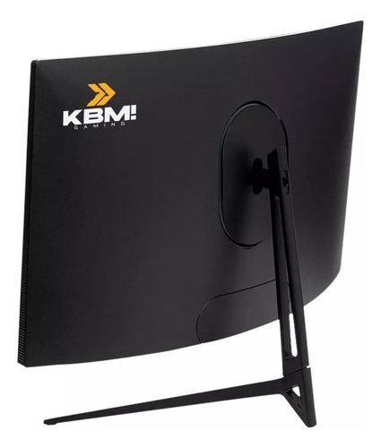 Monitor Curvo Kbm Gaming Mg210 23.6 180hz Fhd 1ms Dp/hdmi Cor Preto 127/220v