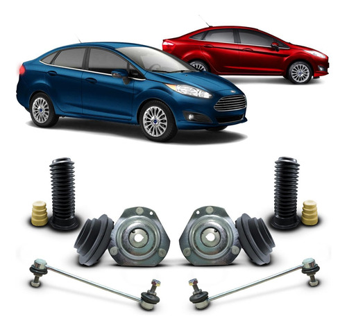 Par Kit Coxim Bieletas Dianteira Ford New Fiesta 2011 A 2019