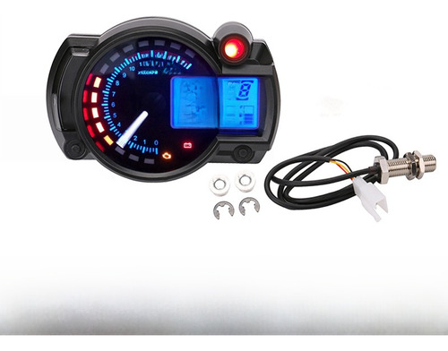 Cuentakilometros Digital Universal Lcd Impermeable Para Moto