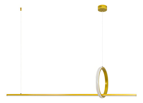 Pendente Profillo 40w Led Dourado 3000k Or1502 Orluce St2689 110v/220v