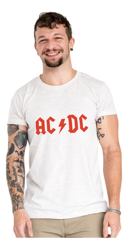 Polera Ac/dc Bold Musica Algodón Orgánico Wiwi