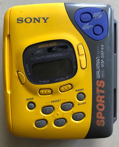 Walkman Sony Sport Mod. Wm-sfx44 Amarillo