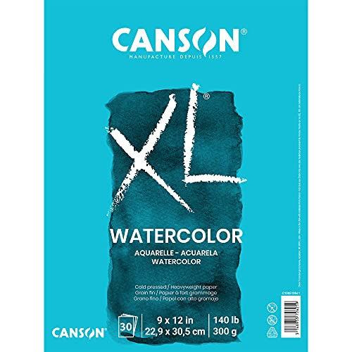 Block De Papel Para Acuarelas Canson Xl Series 9x12in