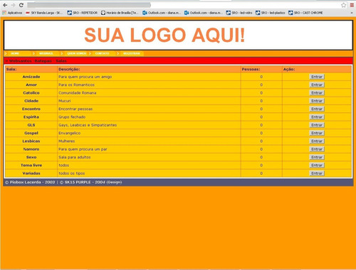 Imagem 2 de 6 de Script Templates Sala De Bate-papo Tipo Uol