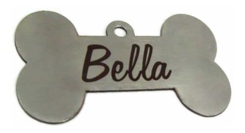 Imagen 2 de 5 de Placa Perro Id Mascota Personalizado Gratis Con Láser