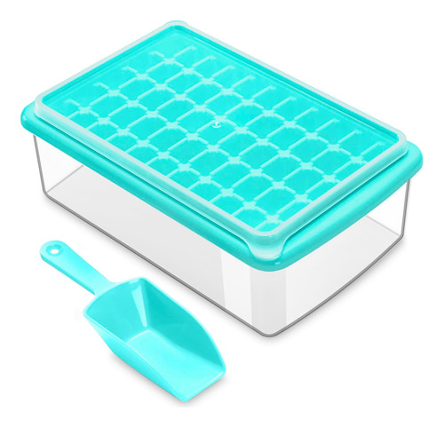 Ice Cube Trays For Freezer With Lid And Storage Container, E