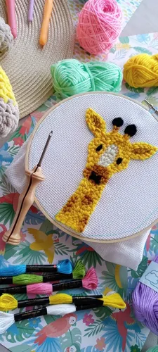 Kit De Crochet 4 Agujas, 5 Hilos Macramé Colores Wayú