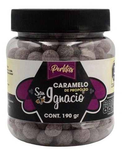 Perlitas Caramelo Con Propoleo San Ignacio 190g Expectorante