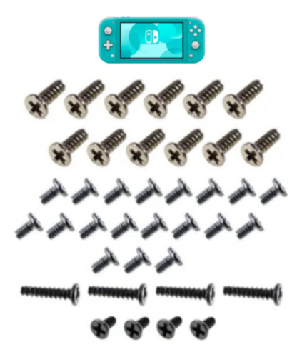 36x Set Tornillo Carcasa Completo Para Nintendo Switch Lite