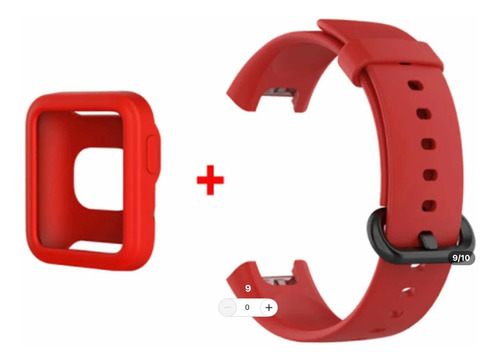 Imagen 6 de 9 de Correas Para Xiaomi Mi Watch Lite 1 De Silicone Con Bumper
