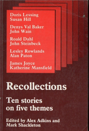 Recollections Ten Stories On Five Themes - Libro En Ingles