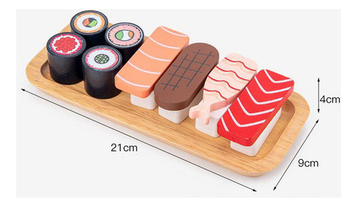 Ba Juego De Sushi De Madera Juego De Juguetes De Comida,