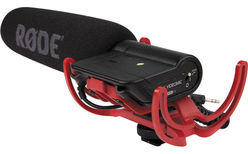 Escopeta Microphone Rode Videomic Con Soporte Para Cámara Y