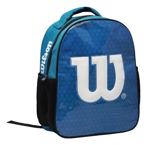 Mochila Wilson Kids 12 65.010627 Escolar Color Azul Diseño De La Tela Liso