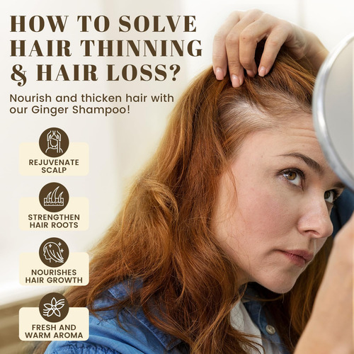 Shampoo Botanquil Ginger Hair Growth 473ml Para Todos Os Tip