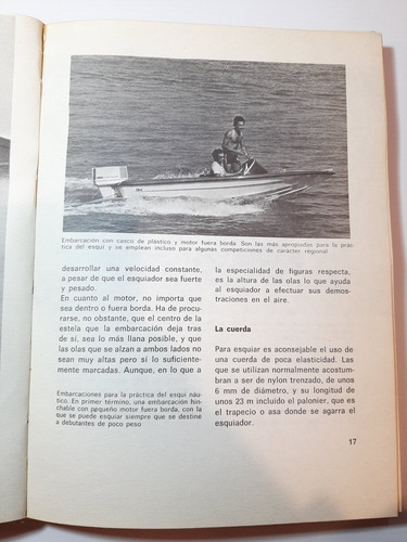 Imagen 6 de 10 de Antiguo Libro El Esqui Nautico Serra Vecchi 1971 Ro 1431