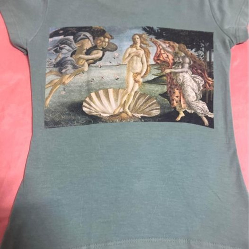 Camisa Dama Arte: Nacimiento De Venus, Sandro Botticelli 