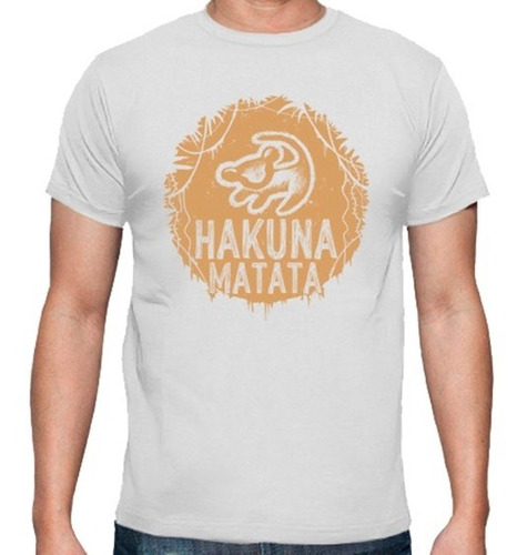 Playeras Camiseta Antiguo Hakuna Matata Leon Logo + Regalo