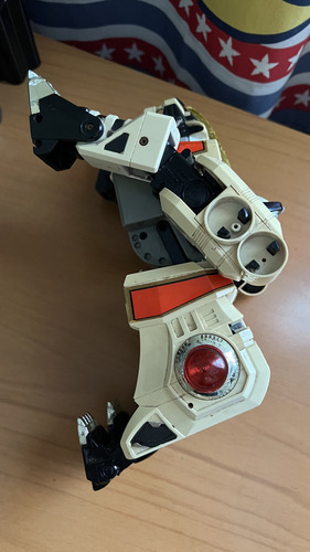 Robô Power Rangers Megazord White Tigerzord Da Bandai 1994 ( (Usado)