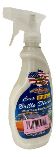 Cera Tflo Brillo Directo Car Wash Producto Ecológico 500ml