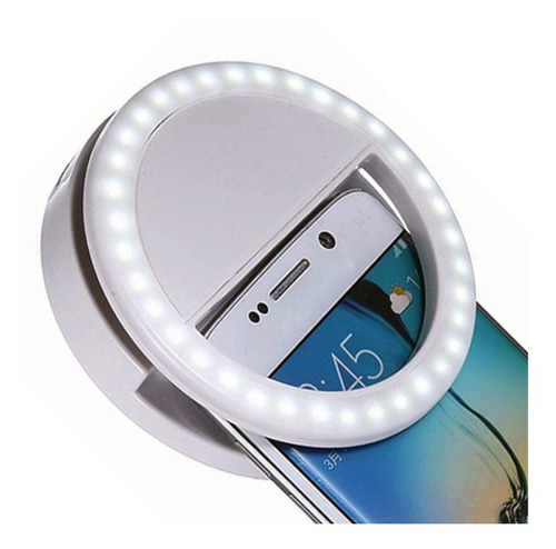 Aro De Luz Flash Selfie 8.5 Cm Skyway Color Blanco