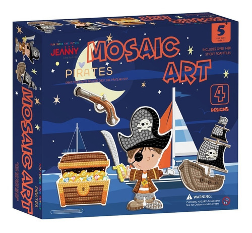 Hazlo Tu Mismo - Mosaico Piratas - Juguete Educativo