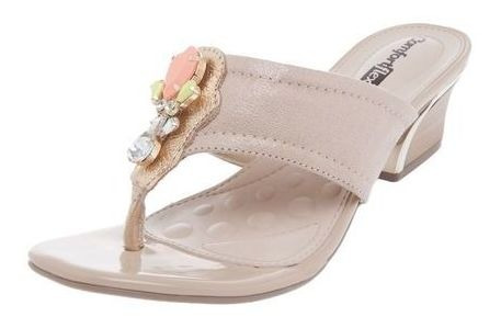Tamanco Feminino Comfortflex Pedras Avela 1552401
