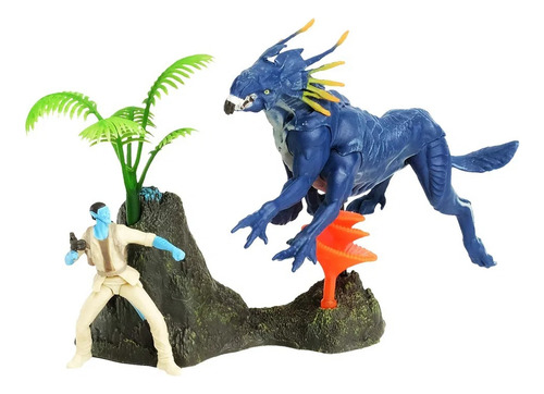 Avatar Pandora Box Jake Sully & Thanator Com Luz - Mcfarlane