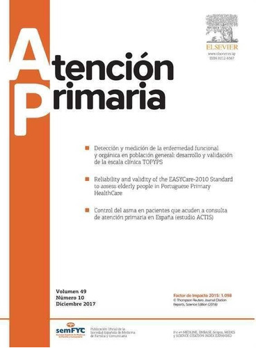 Revista Atención Primaria 12 / 2017