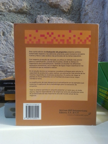 Evaluación De Proyectos - Gabriel Baca Urbina (Usado)