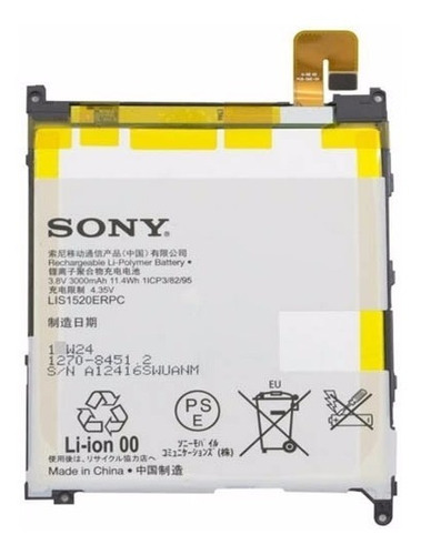 Bateria Lis1520erpc Sony Xperia Z Ultra Lt39h Xl39h C6802