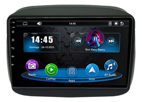 Multimidia 9p Mobi 16/21 Carplay Android Auto Mp5 + Ré