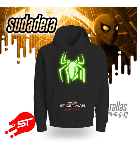 Sudadera Alusiva Spiderman No Way Home Logo