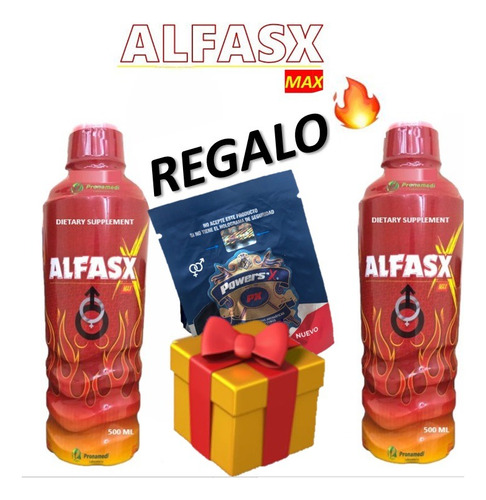 Alfas´x Jarabe 550ml X 2 - mL a $64