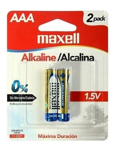 Pilas Baterias Aaa Maxell Original