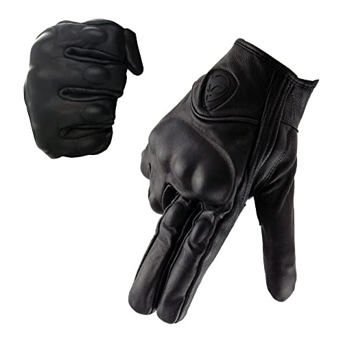 Motocross Motorcycle Goat Leather Gloves Bmx Mx Bike Bi...