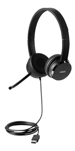Imagen 1 de 5 de Headset Lenovo 100 Usb Stereo (ds)