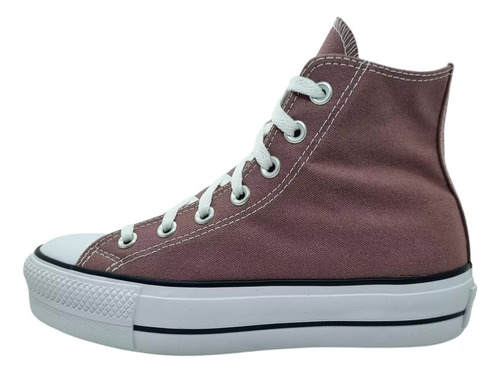 Zapatillas All Star Hi Plataforma Rosa