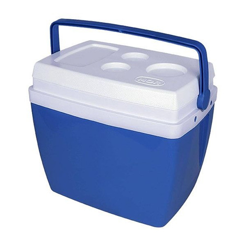 Caixa Térmica 34 Litros Azul Mor Super Resistente