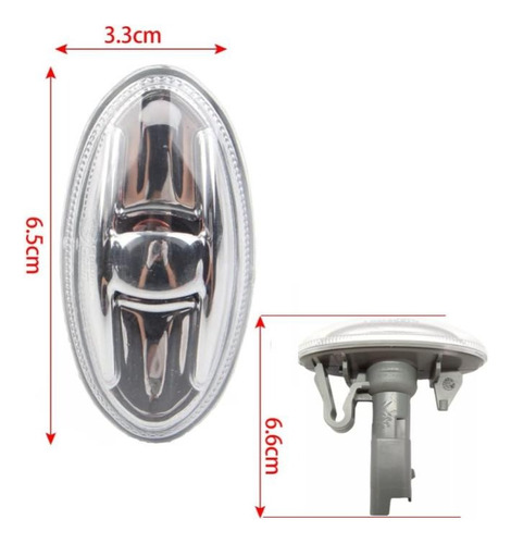 Lanterna Pisca Seta Lateral Peugeot 206 207 407 Partner