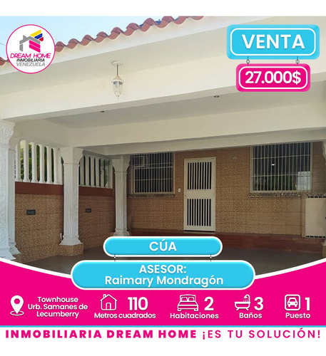 Townhouse En Venta  Urb. Samanes De Lecumberry - Cúa   