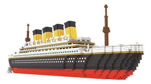 Juego De Bloques De Construcción Del Titanic, 3800 Piezas