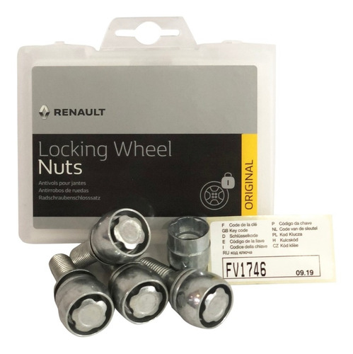 Pernos De Seguridad Para Renault Kwid 