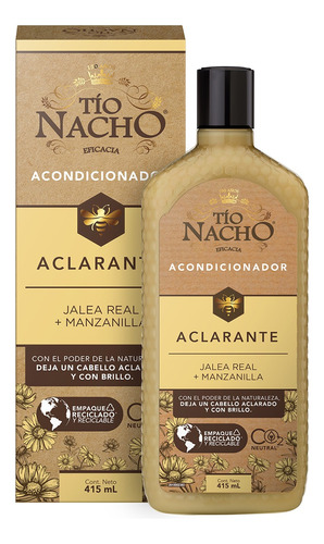 Acondicionador Tío Nacho Aclarante X 415 Ml